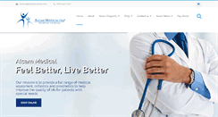 Desktop Screenshot of alcammedical.com
