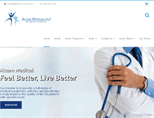 Tablet Screenshot of alcammedical.com